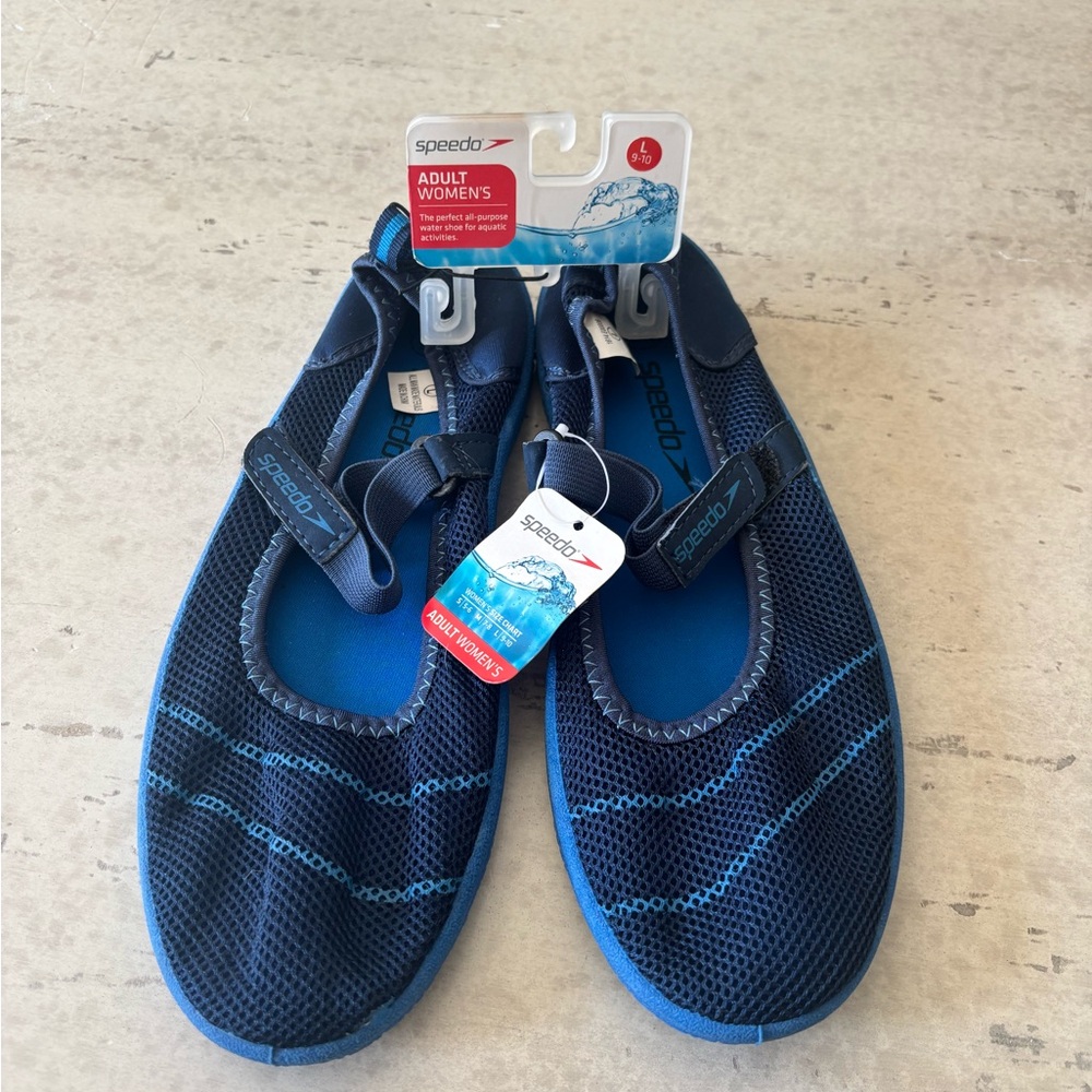 Speedo Navy and Light Blue Water Shoes
